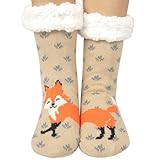Kuschelsocken Damen 39-42, Thermosocken Hüttensocken Wintersocken für Damen...