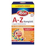 Abtei A-Z Komplett Langzeit-Multivitamine – Für mehr Vitalität – Mit 24...