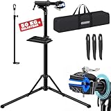 MONZANA® Fahrradmontageständer Profi 50 kg für E-Bike Tragetasche Reifenheber...