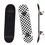 YUDOXN Skateboard Komplettboard, 31 x 8 Skateboard Zoll mit ABEC-7 Kugellager...