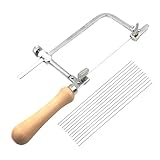 Juweliersäge, Schmucksäge Metallsäge Bogensäge, Verstellbare Laubsäge mit...