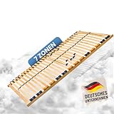 Coemo 7 Zonen Lattenrost MULTIRA - starr, Härtegrad verstellbar, 26 Leisten...