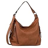 TOM TAILOR Caia Damen Hobo Bag Schultertasche Groß Braun