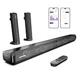 ULTIMEA 2.2 Soundbar für TV Geräte, VoiceMX, App-gesteuerten, 100W Teilbare...