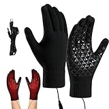 Vegena Beheizbare Handschuhe, USB Beheizte Handschuhe, Winterhandschuhe Herren...