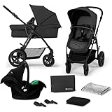 Kinderkraft MOOV CT Kinderwagen 3 in 1 komplettset bis 26 kg, Kombikinderwagen...