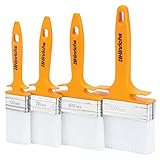 Hinrichs Lasurpinsel Set – 4X Malerpinsel Set Profi in den Breiten 50mm, 70mm,...