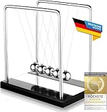 Kugelstoßpendel Newton-Pendel 18cm Entspannungs Physik Kugelspiel Deko...