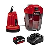 Einhell Akku-Klarwasserpumpe GE-SP 18 LL Li (1x4,0Ah) Power X-Change (Li-Ion, 18...