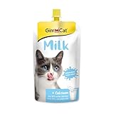 GimCat Milk - Katzenmilch aus echter laktosereduzierter Vollmilch mit Calcium...
