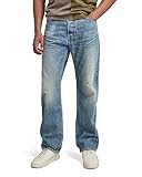 G-STAR Herren Dakota Regular Straight Jeans Blau (Antique Faded Niagara Destroyed D23691-D315-D886) 34W / 32L
