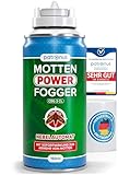 Patronus Motten Power Fogger - 150ml - effektiver Vernebler mit maximalem...