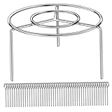 CGTQROVR Air Fryer Spießrock Rack Edelstahl Kebab -Rack mit runden Hängen und...