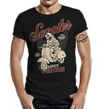 T-Shirt für Scooter Motorroller Fahrer