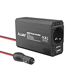 ALLWEI 300W Spannungswandler 12V 230V Wechselrichter mit USB-C PD27W-Typ-C & USB...