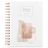 A5 Planer 2025 2026 von Smart Panda – Terminplaner Roségold, Wochenplaner A5...