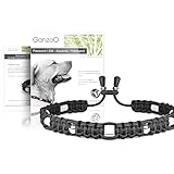 Ganzoo EM Keramik Hunde-Halsband/Paracord 550 Halsband mit Zier-Perlen und EM...