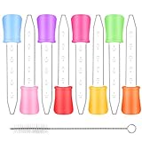 8 Stück Pipette 5ml Pipetten Plastik Dropper Pipette Kinder Transparente...