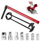 QOUBNIC Standhahnmutterschlüssel Set, 8-17mm Standhahnschlüssel Wasserhahn...