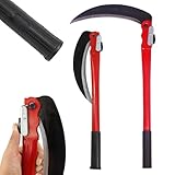Klappbarer Handsichel, 40 cm, mit Gummiertem Griff, Scharfer Klinge und...