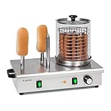 Klarstein Wurstfabrik Pro 600 Hot Dog Maker, 600 Watt, 3 Heizspieße,...