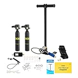 PromiseFly Zwei 0.5L Mini Tauchflasche für das Tauchen im Flachen Wasser, Lung...