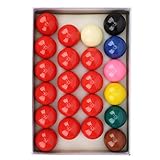 RiToEasysports Snooker Ball Set, Komplettes 22-teiliges Ball Set Snooker...