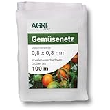 AGRI plus Gemüseschutznetz 2,5 x 5 m I Verschiedene Größen I Reißfestes...