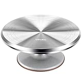 Ohuhu Tortenplatte Drehbar, Aluminiumlegierung Drehteller Torte 30 cm,...