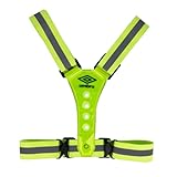 Umbro Unisex Warnweste mit Reflektoren und...