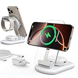 Mag Safe Ladegerät, Ladestation Apple Watch und iPhone, 3 in 1 Mag Safe...