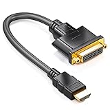 deleyCON HDMI zu DVI Adapter-Kabel - HDMI Stecker zu DVI Buchse 24+5-1080p Full...