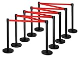 Stagecaptain PLS-200B Absperrständer Personenleitsystem 5 Paar (10 Stück...