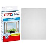 tesa Insect Stop Standard Fliegengitter für Fenster - Insektenschutz...