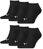 Puma Unisex Invisible Sneaker Knöchelsocken, 6er Pack, Unisex-Erwachsene,...