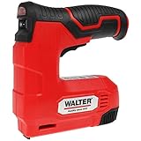 WALTER Akku-Tacker 4 V, 30 Schuss/Min, Klammern Typ 53 & Nägel Typ 47,...