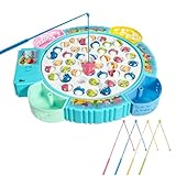 Ayciep Angelspiel,Angeln Spiel Spielzeug für 3,4,5,6 Jahre Alt,45 Fische,4...