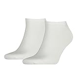 TOMMY HILFIGER Herrensocken Sneaker Doppelpack weiß Größe 43-46