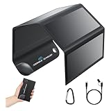 Ecosonique 8W Solar Ladegerät für Handy mit USB-C 5V Ausgang, IPX4 Wasserdicht...