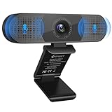 EMEET 1080P Webcam - C980PRO Webcam mit Mikrofon und Lautsprecher, Full HD...