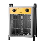 SIAL 9KW Industrie Heizgebläse - Elektroheizer Heizlüfter - Bauheizer...