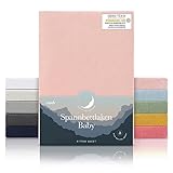 Laleni Jersey Spannbettlaken 100x115 cm Laufstall - OEKO-TEX zertifiziertes...