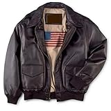Generisch Herren Wintermantel Bomberjacke Kaffee L 40-42 EU