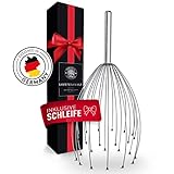 EDELFELD Kopfmassage Spinne mit 24 Fingern [mit Geschenkverpackung & Schleife] -...