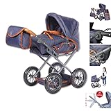 KNORRTOYS.COM 63130 Knorrtoys 63130-Puppenwagen Ruby-Dark Blue Puppenwagen, 51 x...