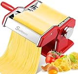 Sailnovo Nudelmaschine Pasta Maker 180 Aluminiumlegierung mit 9 Einstellbaren...
