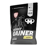 Mammut Nutrition Weight Gainer Crash 5000 Vanilla, Kohlenhydrate, Masseaufbau...