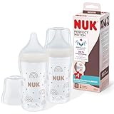 NUK Perfect Match Babyflaschenset | Ab 3 Monate | Passt sich dem Baby an |...