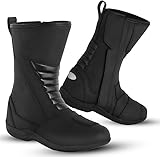 Vaster Moto Motocross-Stiefel für Herren, Lederstiefel mit Gummisohle,...