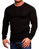 JACK & JONES Male Langarm-T-Shirt Einfarbig Langarm-T-Shirt
